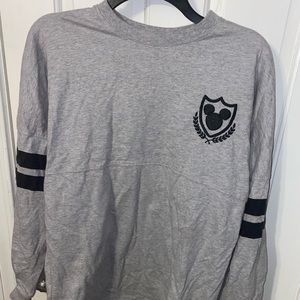 Disney Gray Long Sleeve Top